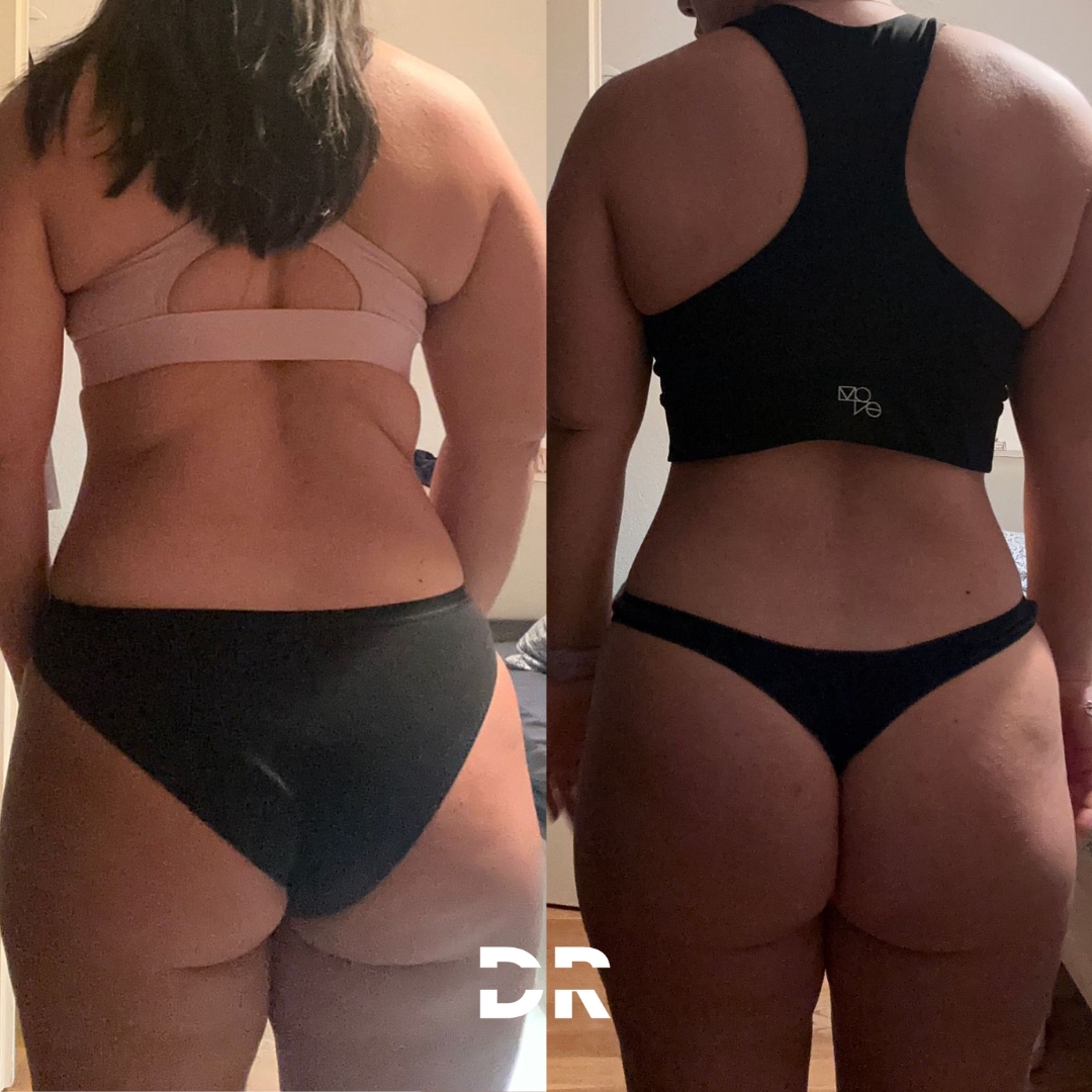 Transformación de una clienta del programa
