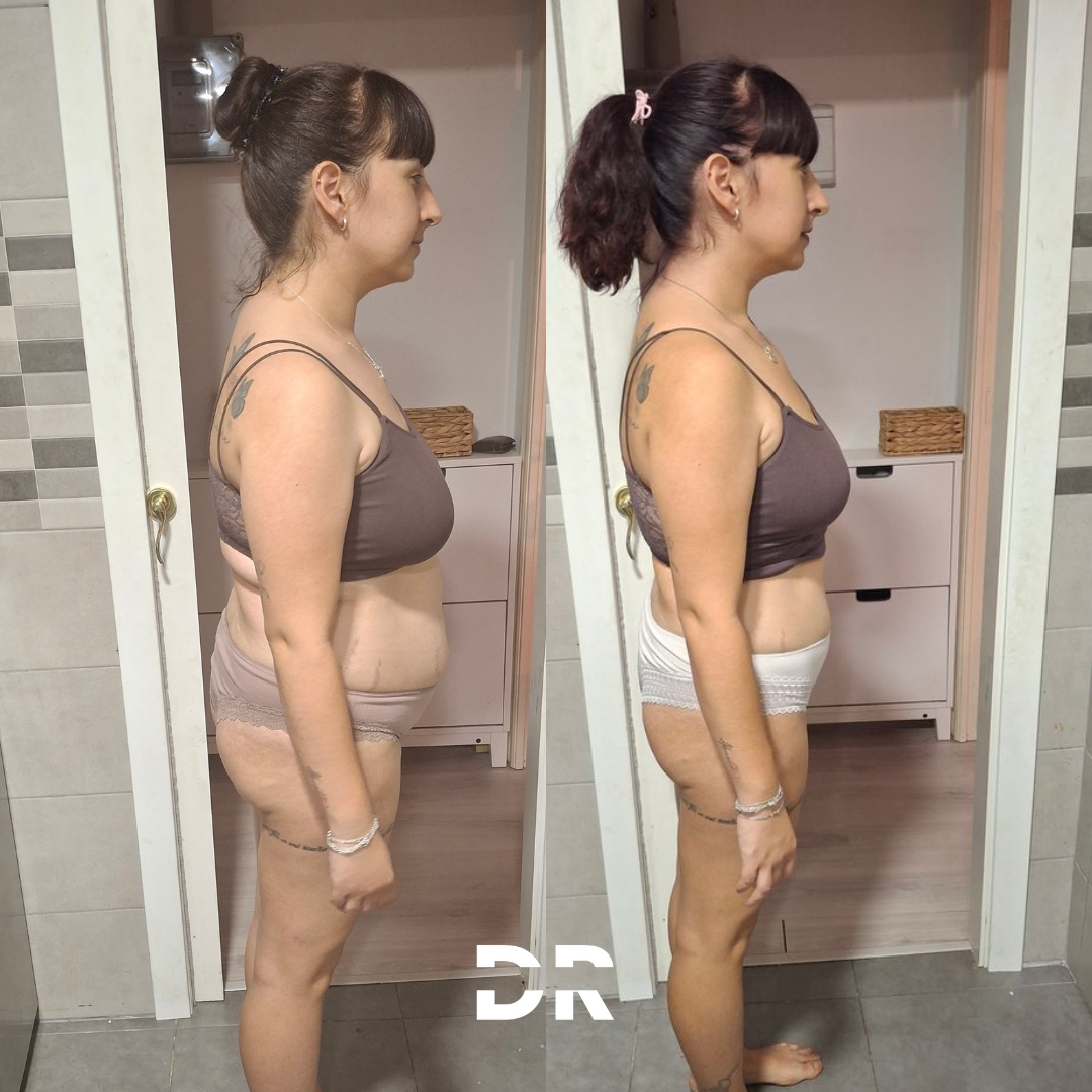 Transformación de una clienta del programa