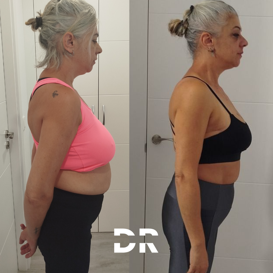 Transformación de una clienta del programa