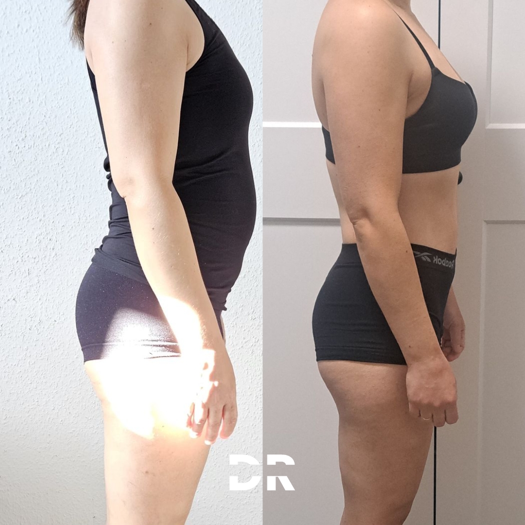 Transformación de una clienta del programa